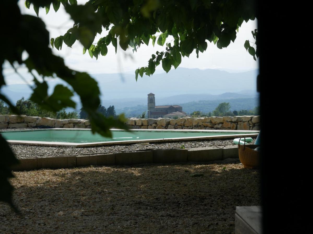 Bed and Breakfast Les Agaves Piscine Panoramique Vue Exceptionnelle Grospierres Zewnętrze zdjęcie